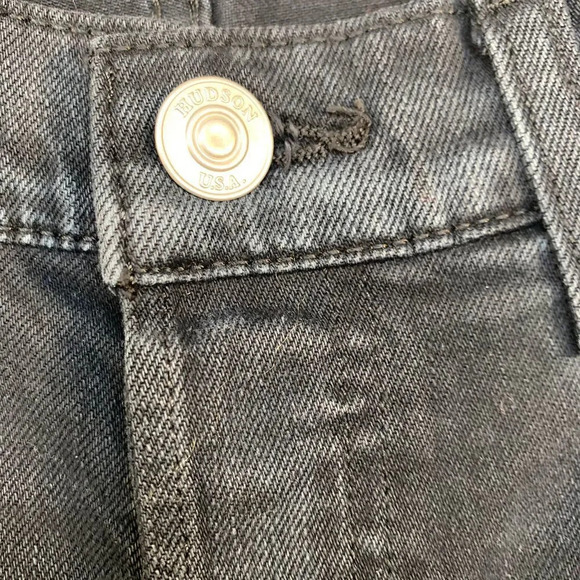 Hudson Riley Crop Relaxed Star Straight Jeans - Picture 7 of 10